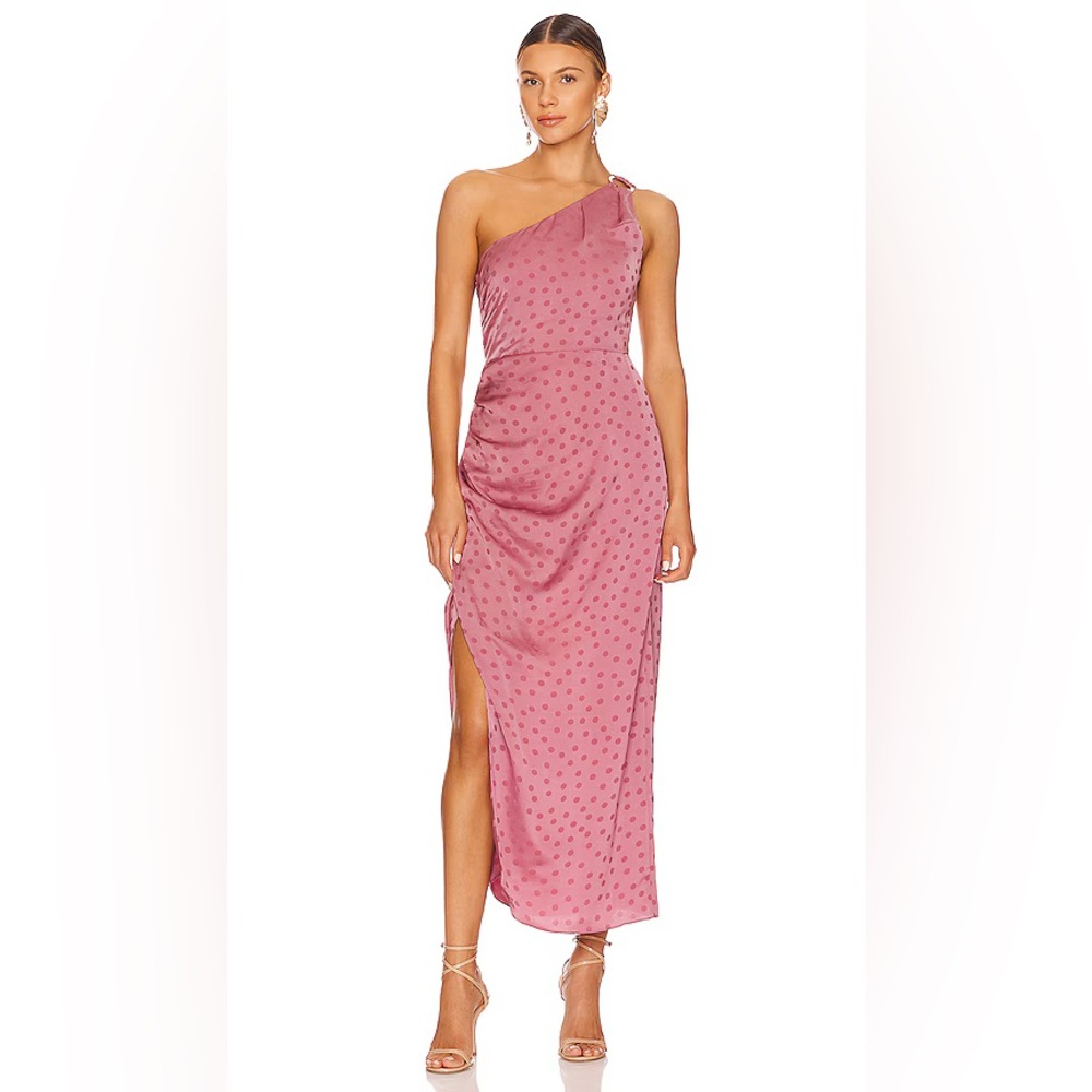 Favorite Daughter Singles Table one-shoulder maxi dress